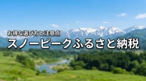ふるさと納税のスノーピークはどこがお得？失敗しない返礼品の選び方と注意点