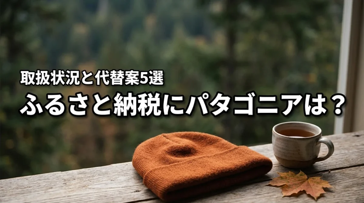 ふるさと納税でパタゴニアは貰える？返礼品の取り扱い状況と代替案5選を紹介