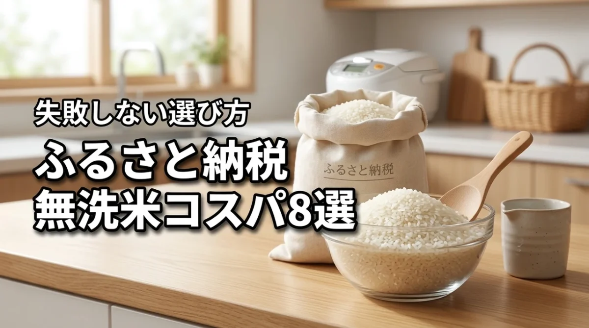 ふるさと納税で無洗米のコスパ最強はどれ?おすすめランキング8選と選び方