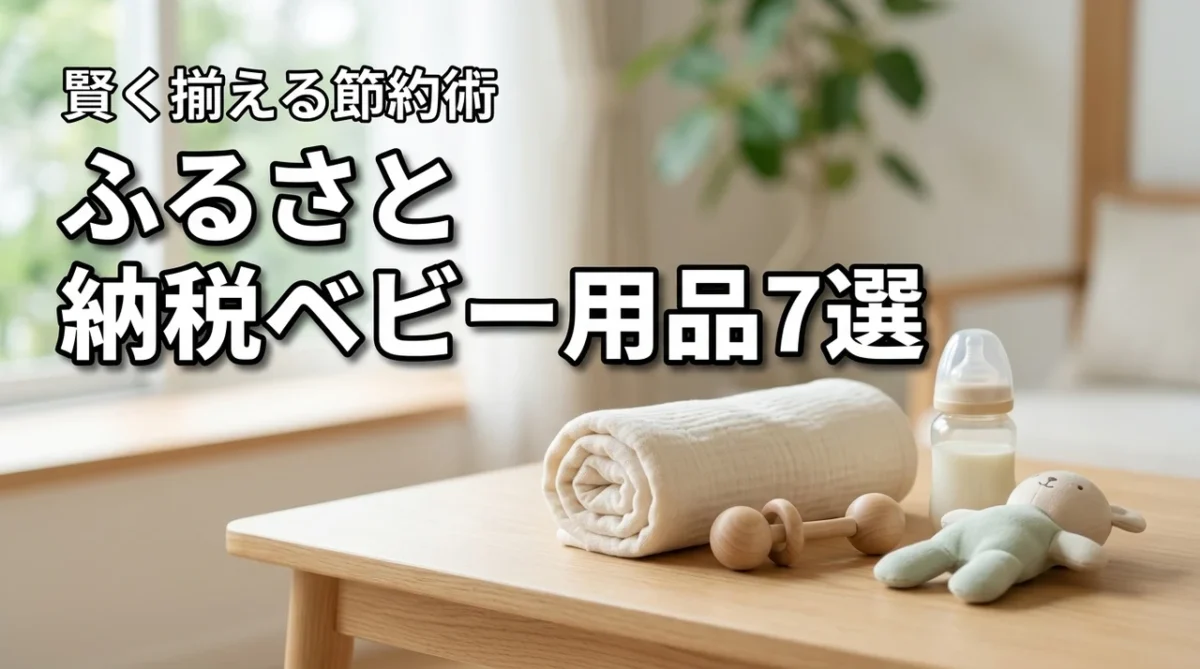 ふるさと納税でベビー用品を賢く揃えるおすすめ7選！節約パパママ必見の選び方