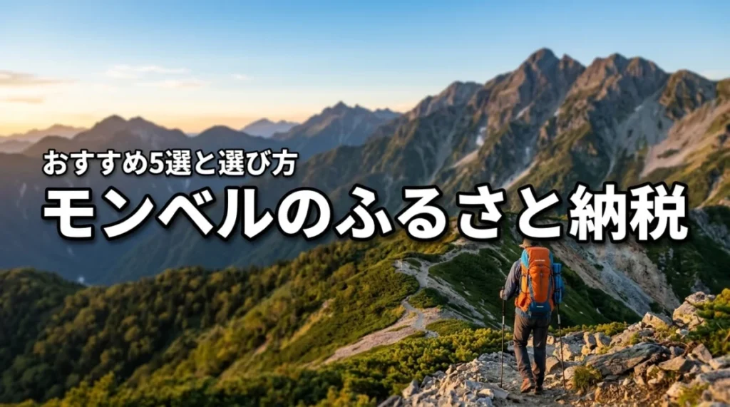 ふるさと納税でモンベルを貰うならこれ！おすすめ返礼品5選と失敗しない選び方