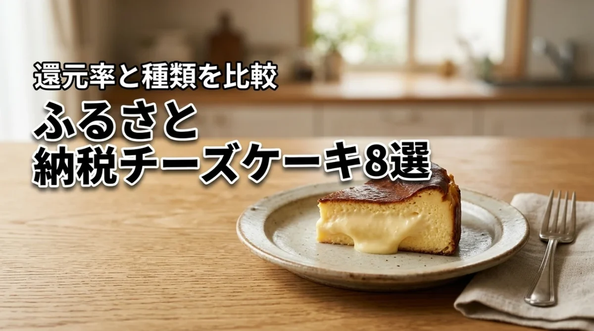 ふるさと納税でチーズケーキのおすすめ8選！還元率や人気の種類を徹底比較して紹介