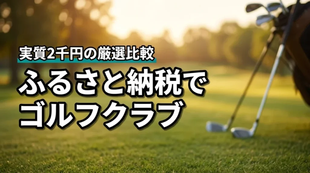 【実質2千円】ふるさと納税でゴルフクラブを貰うのが正解！おすすめモデルを比較