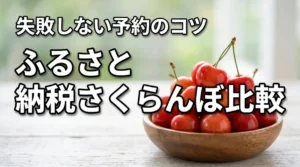 ふるさと納税のさくらぼで迷うなら?おすすめ品種の比較と予約のコツを解説