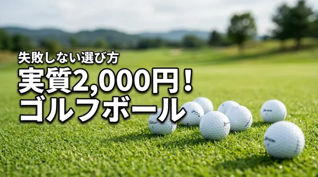 実質2,000円！ふるさと納税でゴルフボールのおすすめをお得に入手する選び方