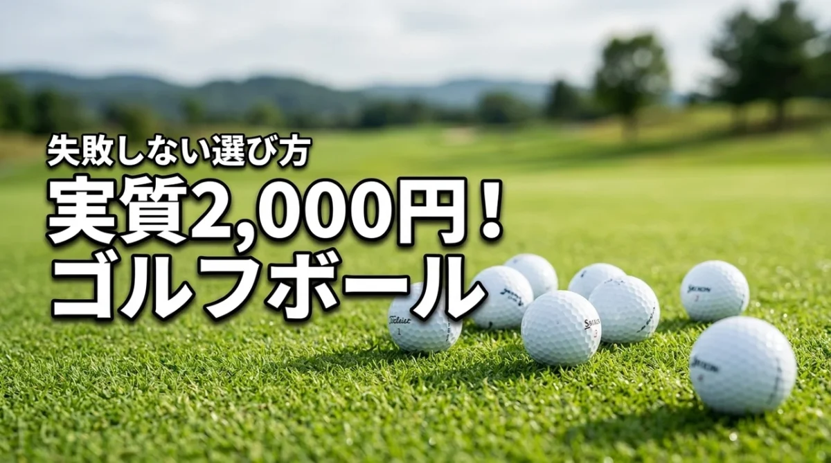 実質2,000円！ふるさと納税でゴルフボールのおすすめをお得に入手する選び方