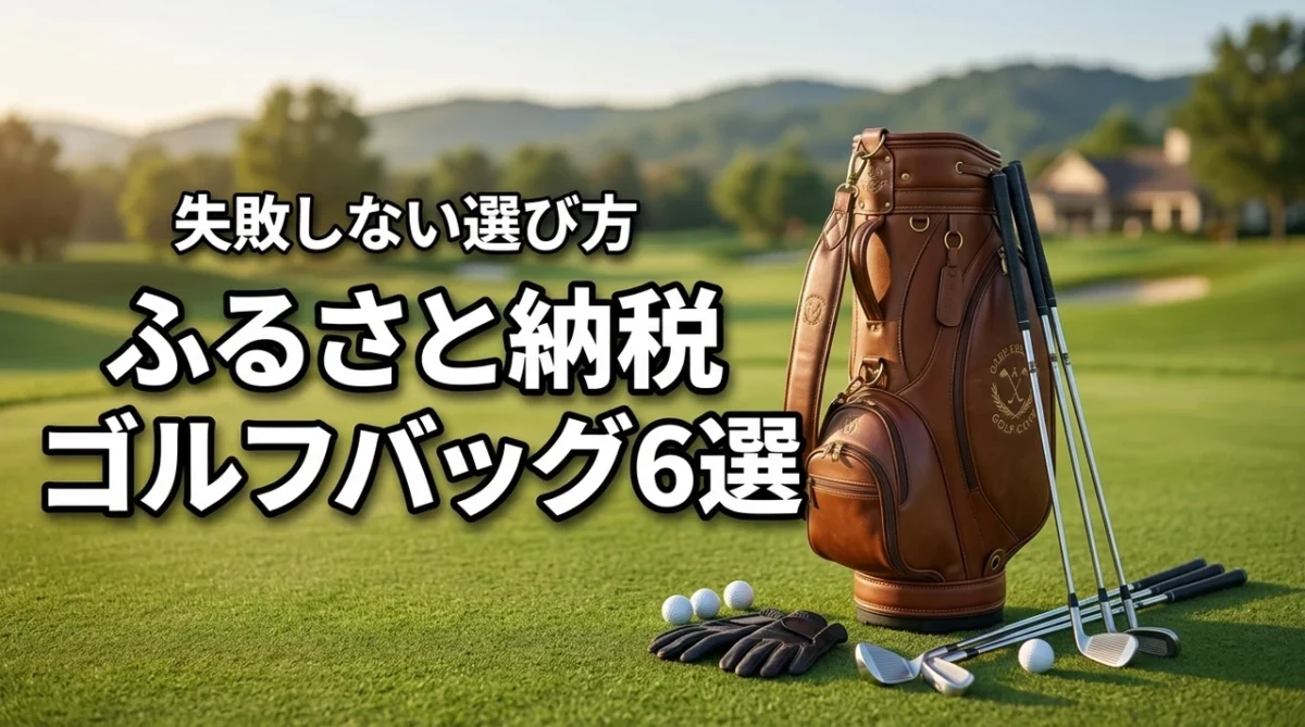 【厳選】ふるさと納税で選ぶゴルフバッグのおすすめ6選！失敗しない選び方のポイント