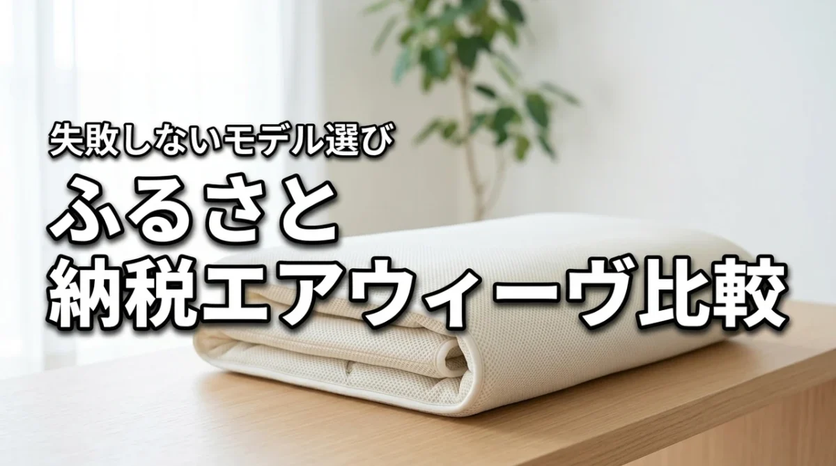 ふるさと納税でエアウィーヴはどれが良い？各モデルの違いや注意点を分かりやすく比較